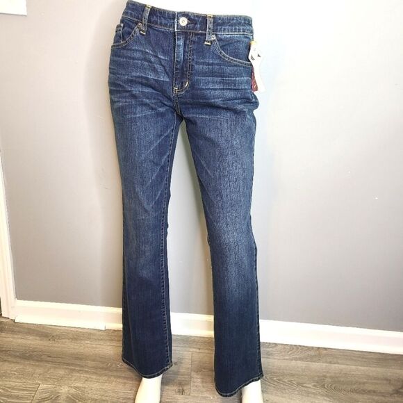 Merona Bootcut Jeans Womens Size 8 New with Tags Blue - Picture 1 of 9